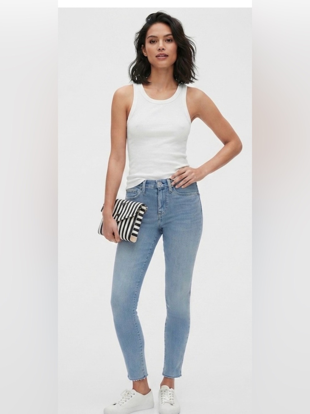 Banana Republic Factory SUPER STRETCH LIGHT WASH LEGGING JEAN